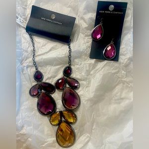 New York & Company necklace and earring set!